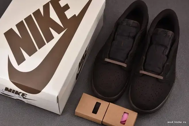 Travis DM7866-202 Air Jordan Velvet Brown OG Low 1 Scott x 0611